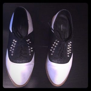 SOLD! NOT FOR SALE! Black & White Oxford Shoes